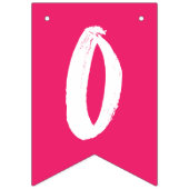 Moderne Afstudeerder voor warme roze Afstuderen Vlaggetjes (Derde vlag)