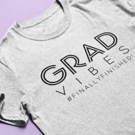 Moderne afstudeertrends Minimalistisch op maat gem Tri-Blend Shirt