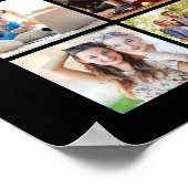 Moderne Afstuderen 45 Aangepaste kleuren voor foto Poster (Hoek)