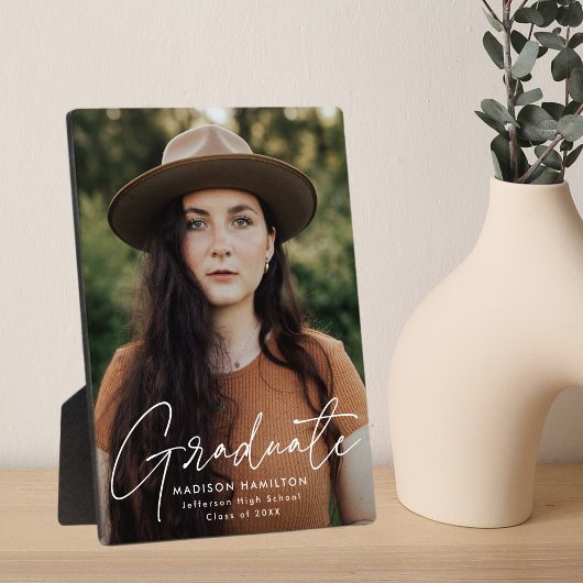 Moderne Afstuderen Afstuderen van het Witte Manusc Fotoplaat