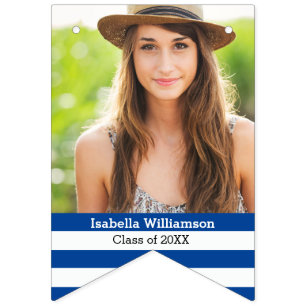 Moderne Afstuderen Bunting Class of 20XX Photo Vlaggetjes