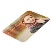 Moderne Afstuderen Ceremony Save the Date Photo Magneet (Linkerzijde)