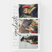 Moderne Afstuderen foto party banner (Verticaal)