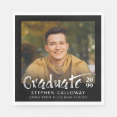 Moderne, Afstuderen fotoaangepaste kleur Servet (Voorkant)