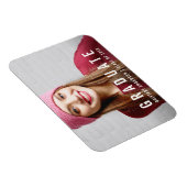 Moderne Afstuderen Fotoaankondiging W Magneet (Rechterzijde)