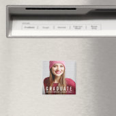 Moderne Afstuderen Fotoaankondiging W Magneet (Insitu (Vaatwasser))