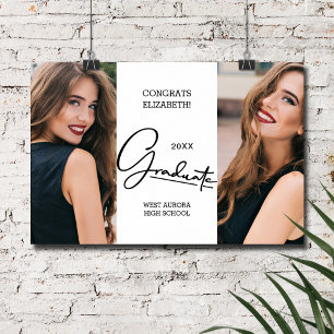 Moderne Afstuderen gefeliciteerd Foto Poster