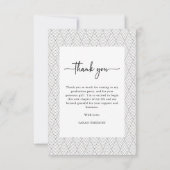 Moderne Afstuderen - Hartelijk dank Bedankkaart (Achterkant)