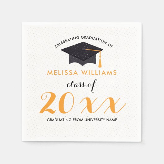 Moderne Afstuderen klasse 2017 Servetten (Voorkant)