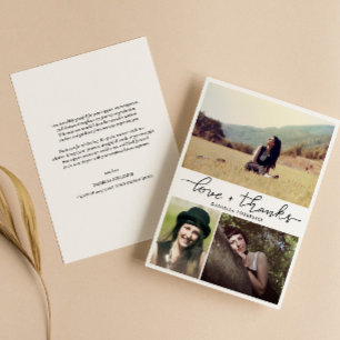 Moderne Afstuderen liefde en Bedankt script foto's