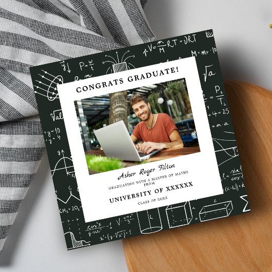 Moderne Afstuderen mathematische achtergrondelemen Kaart