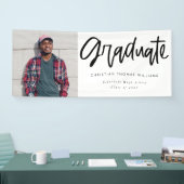 Moderne Afstuderen scriptfoto Spandoek (Beurs)