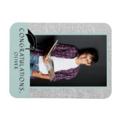 Moderne Afstuderen van felicitaties  Foto Magneet (Horizontaal)