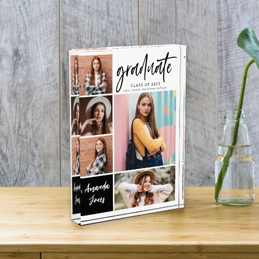 Moderne Afstuderen voor fotocollage Fotoblokken