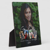 Moderne Afstuderen voor fotocollage Fotoplaat (Zijkant)