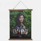 Moderne Afstuderen voor fotocollage Hangend Wandkleed (Voorkant)