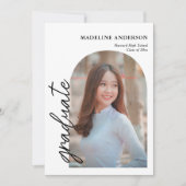 Moderne Afstuderen voor fotocollage Kaart (Voorkant)