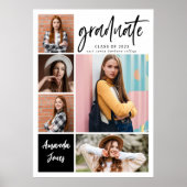 Moderne Afstuderen voor fotocollage Poster (Voorkant)