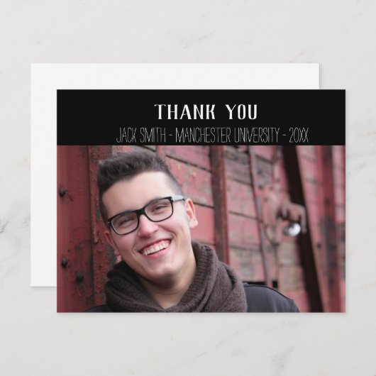 Moderne Afstuderen voor handschrift - Hartelijk da (Voorkant / Achterkant)