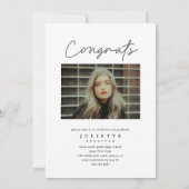 Moderne Afstuderen voor het verzamelen van foto's Kaart (Achterkant)