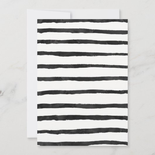 Moderne Afstuderen voor penseelscript Aankondiging (Achterkant)