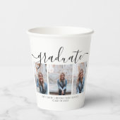 Moderne Afstuderen voor Script Calligraphy 3 Foto Papieren Bekers (Achterkant)