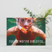 Moderne Afstuderen voor toekomstig loopbaanfotoges Kaart (Staand voorkant)