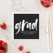 Moderne Afstuderen voor zwart-wit penseel Servet (Insitu)