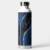 Moderne Agaat Stijl met Naam Waterfles (Links)