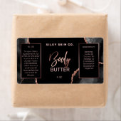 Moderne Agate Black Roos Gold Body Butter Labels (Insitu)