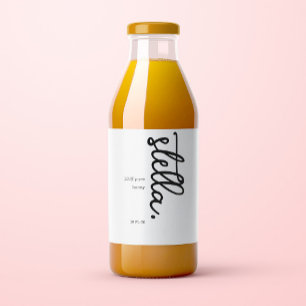 Moderne Ajouter votre marque Étiquette de produit
