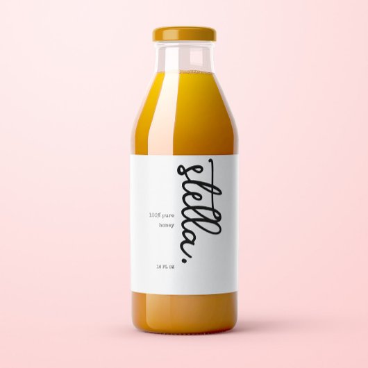 Moderne Ajouter votre marque Étiquette de produit