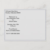 Moderne Ajoutez votre Carte photo de diplôme photo (Dos)