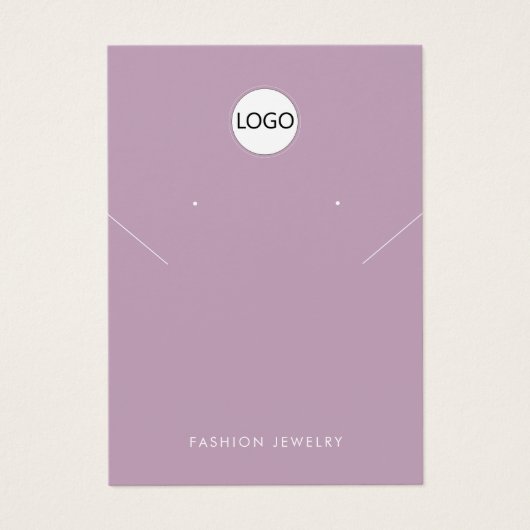 Moderne Ajoutez votre logo Collier Boucles d'oreil (Devant)