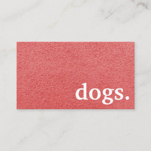 Moderne alkboardhonden. trouwerekaart visitekaartje