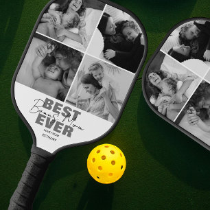 Moderne Allerbeste Bonusmoeder Fotocollage Pickleball Paddle