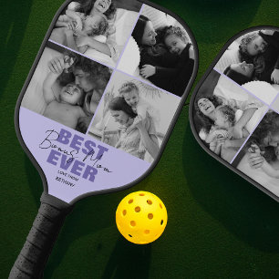 Moderne Allerbeste Bonusmoeder Fotocollage Pickleball Paddle