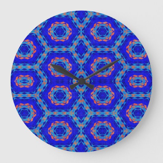 Moderne Amérindienne 9 Horloge (Recto)