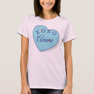 Moderne Amore XOXO Valentijnsdag Mode T-shirt