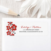 Moderne anemoon | Retouradres Etiket (Insitu)