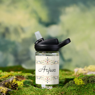 Moderne Annaprashan eerste rijst ceremonie Waterfles