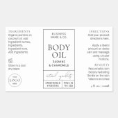 Moderne apotheek 4 OZ 120ml Cosmetische fles Label (Voorkant)