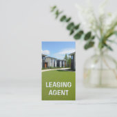 Moderne appartementen Leasing Agent Visitekaartje (Staand voorkant)
