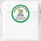 Moderne Apple Butter Jelly of Jam Jar Label (Tas)