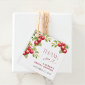 Moderne Apple Ooit Na Apple Shower Dank U Bedankjes Labels (In situ)