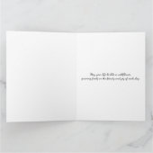 Moderne aquarel wilde bloemen kaart (Binnen)