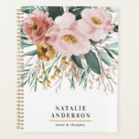 Moderne aquarelle fleurie et feuillage élégant<br><div class="desc">Moderne aquarelle fleurie et feuillage chic design élégant. Sur le design floral tendance et feuillage. Fait partie d'une collection moderne.</div>