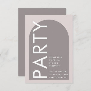 Moderne Arch Abstract Japandi Minimalisme Informatiekaartje