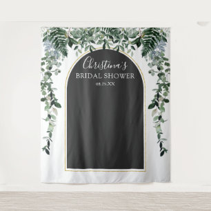 Moderne Arch Botaniek Bruidsdouche fotobehang Wandkleed