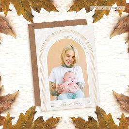 Moderne Arch-Kaart voor kerstfoto's